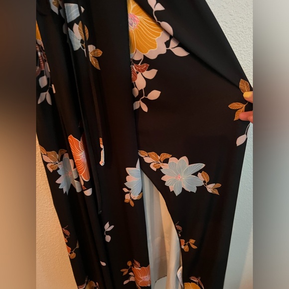 French Connection Boho Wrap Dress Size 8 - Picture 6 of 7